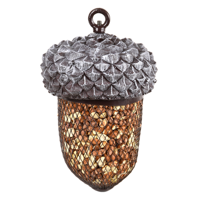 Comedero para Pajaros con Forma de Bellota